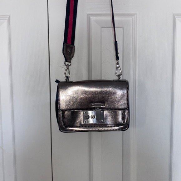 zara silver shoulder strap bag - Picture 2 of 5